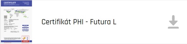 Certifikát PHI FUTURA L